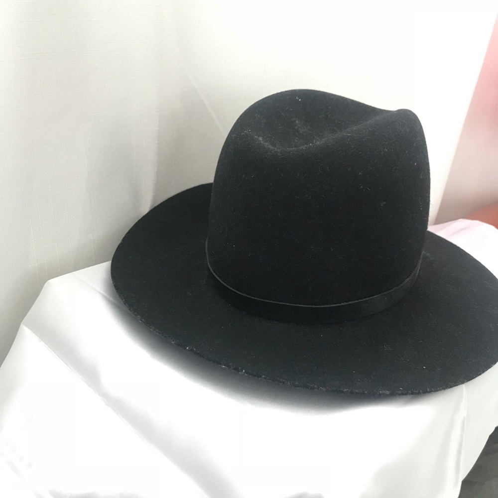 Rag & Bone Black Floppy Brim Fedora